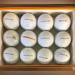 24 Used Titleist Pro V1 Golf balls